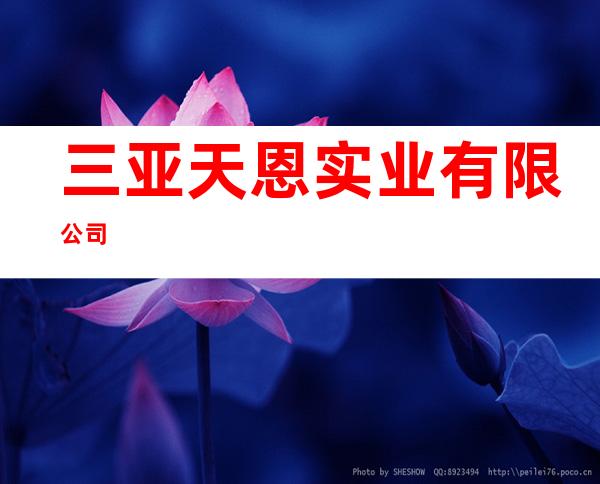 三亚天恩实业有限公司