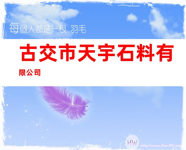 古交市天宇石料有限公司