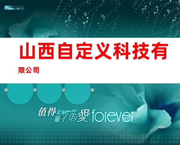 山西自定义科技有限公司