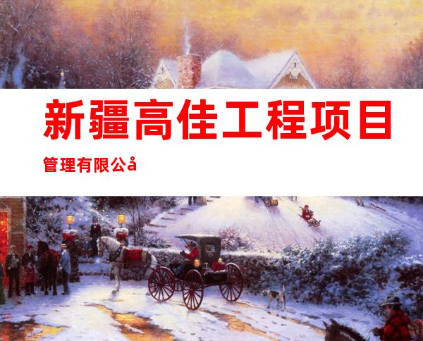 新疆高佳工程项目管理有限公司