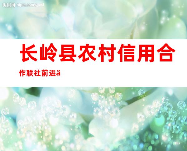 长岭县农村信用合作联社前进信用社