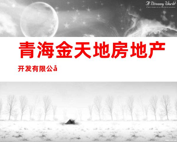 青海金天地房地产开发有限公司乐都分公司